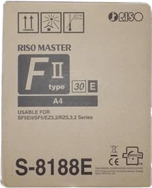Riso S-8188E Rouleau de Transfert Thermique Master A4, EZ-Tipo 30, PU=2