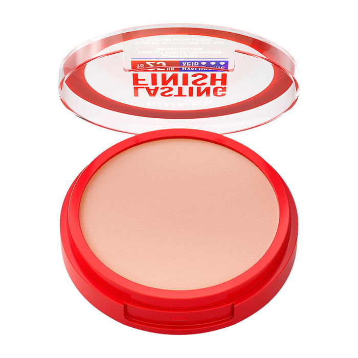 Rimmel London Fond de Teint Poudre Lasting Finish Mat #001 Porcelaine Équitable 7g SPF20 Hydratant Longue Tenue