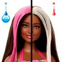 Barbie - Poupée Party Unboxed JFG71 - Coffret de Fête avec 10 Surprises et Cadeaux à Découvrir - Poupée Brunette aux Reflêts Roses et Chiot - Langues Multilingues