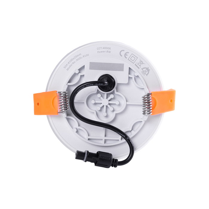 Plaque LED circulaire sans cadre 11W 800Lm 2700K