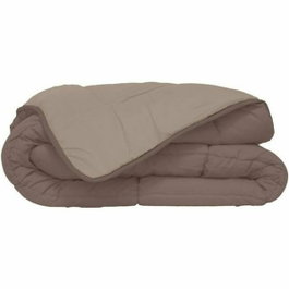 Toison D'Or Couette Légère Microfibre Taupe & Lin 140 x 200 cm