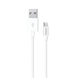 Savio Câble USB vers micro USB CL-124 Blanc 2 m