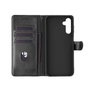 eSTUFF Housse portefeuille avec support et fermeture magnétique pour Samsung Galaxy A16 4G/5G - Protection contre chocs - Noir