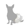 BigBuy Pets Déguisement Tutu Blanc Taille S pour Animal de Compagnie