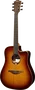 LAG Guitare Acoustique Dreadnought Cutaway Tramontane 118 A/E - Brown Shadow