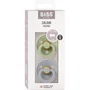 Bibs Sucette Bébé Colour Sage Cloud - Embout Rond - Pack de 2