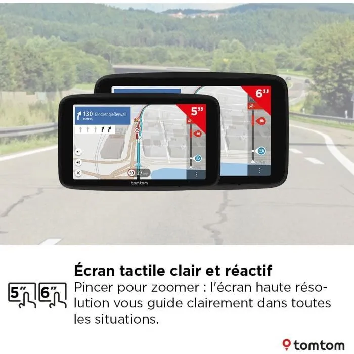 TomTom GO Professional 5 2ème Génération - GPS pour poids lourds, bus et voiture - Écran 5 pouces - TomTom Traffic - Cartes Europe