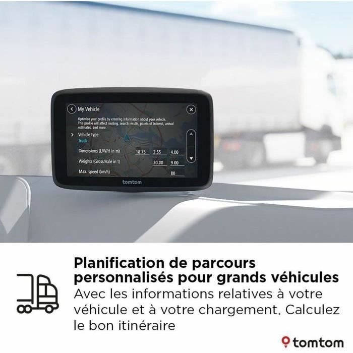 TomTom GO Professional 5 2ème Génération - GPS Poids Lourd, Bus et Voiture - 5 pouces - Carte Europe TomTom GO Professional 5 2ème Génération - GPS Poids Lourd, Bus et Voiture - 5 pouces - Carte Europe
