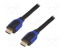 LOGILINK Câble HDMI 15m Noir, HDMI 2.0 High Speed + Ethernet