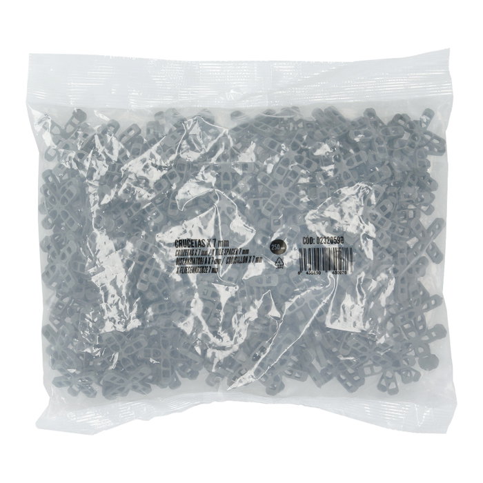 Wolfpack Linea Profesional Crucetas Cruz 7mm (Sachet de 250 pièces)