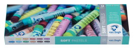 Van Gogh Set de pastels tendres d'initiation avec 12 couleurs