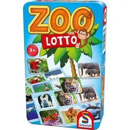 Schmidt Spiele Jeu de Société Zoo Lotto - Jeu de Loto pour S'amuser en Famille