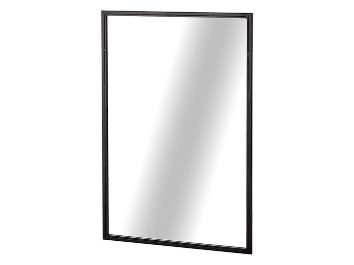 Giftdecor Miroir Rectangulaire Noir 90x60 cm Verre et Métal Giftdecor Miroir Rectangulaire Noir 90x60 cm Verre et Métal