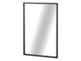 Giftdecor Miroir Rectangulaire Noir 90x60 cm Verre et Métal