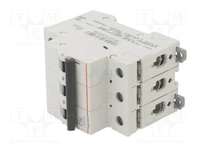 LEGRAND Disjoncteur RX3 16A 3P 400VAC 6kA