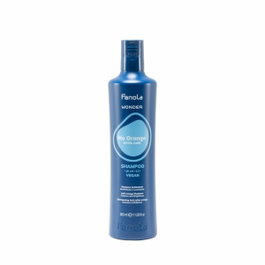Fanola Wonder No Orange Shampoo Wonder - Shampooing neutralisant reflets orangés pour cheveux blancs et décolorés - Effet Icy Blue - Flacon 350 ml