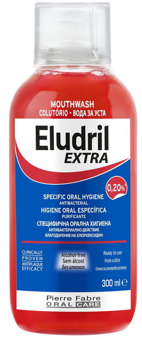 Eludril Bain de Bouche Antibactérien 300 ml - Soin Bucco-Dentaire Eludril Bain de Bouche Antibactérien 300 ml - Soin Bucco-Dentaire