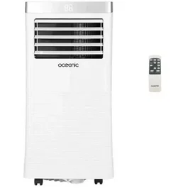 Oceanic Climatiseur Mobile Monobloc 2930W (10000 BTU) - Classe A - Programmable avec Fonctions Déshumidificateur (40L/j) et Ventilateur - Affichage LED Tactile