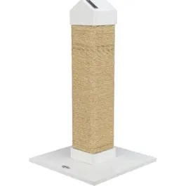 TRIXIE Poteau à griffes Be Nordic Iben en sisal et contreplaqué pour chat - Blanc - 60 cm