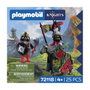 Playmobil Caballero Dragón 72118 - Figurine chevalier dragon, jeu de construction, langue espagnole, dès 4 ans