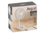 Argon Ventilateur de table pliable blanc 16x16x8 cm (monté 30 cm) batterie 1200 mAh USB-C (Set de 12)