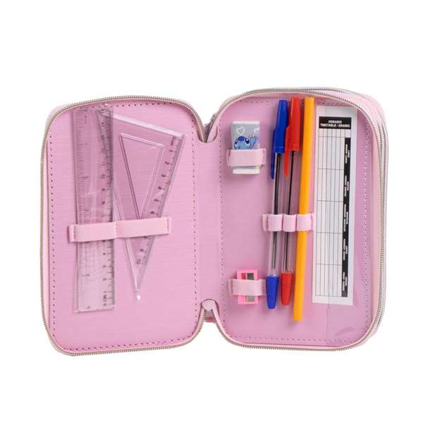Cerdá Plumier avec accessoires Giotto Stitch motif Disney 12,5 x 6,5 x 19,5 cm pour enfants - Lilas Cerdá Plumier avec accessoires Giotto Stitch motif Disney 12,5 x 6,5 x 19,5 cm pour enfants - Lilas