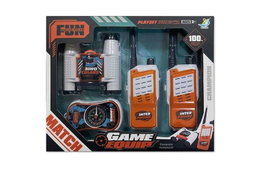 JugaToys Walkie Talkie 100 mètres avec jumelles et boussole