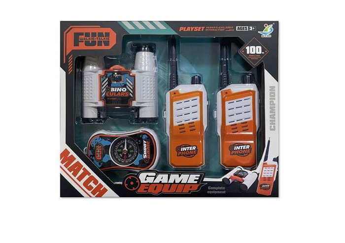 JugaToys Walkie Talkie 100 mètres avec jumelles et boussole JugaToys Walkie Talkie 100 mètres avec jumelles et boussole