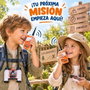 JugaToys Walkie Talkie 100 mètres avec jumelles et boussole