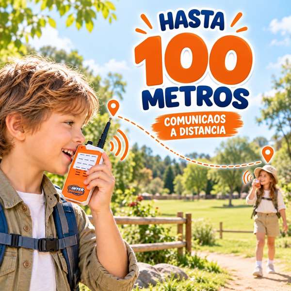 JugaToys Walkie Talkie 100 mètres avec jumelles et boussole JugaToys Walkie Talkie 100 mètres avec jumelles et boussole