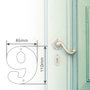 GSC Evolution Numéro de porte 9 en acier inoxydable, Titane doré