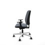PIQUERAS Y CRESPO Chaise Alares Synchrone/Traslack Tissu Gris Structure Polyamide Blanc