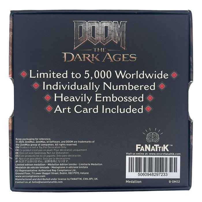 FaNaTtik Doom: The Dark Ages médaillon Saw Shield, édition limitée