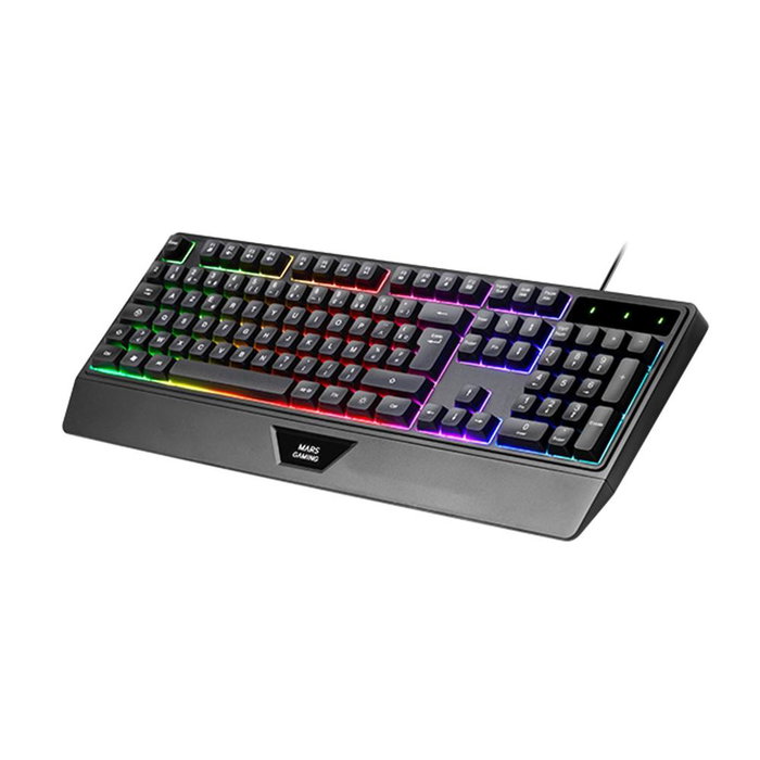 Mars Gaming MK124 Clavier Membrane H-Mech FRGB USB AZERTY (FR)
