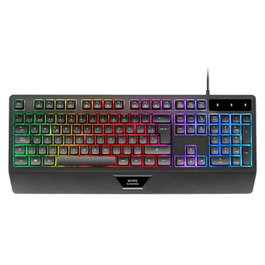 Mars Gaming MK124 Clavier Membrane H-Mech FRGB USB AZERTY (FR)