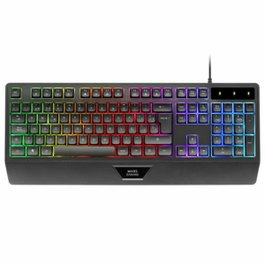 Mars Gaming MK124 Clavier Gaming Noir Espagnol Qwerty