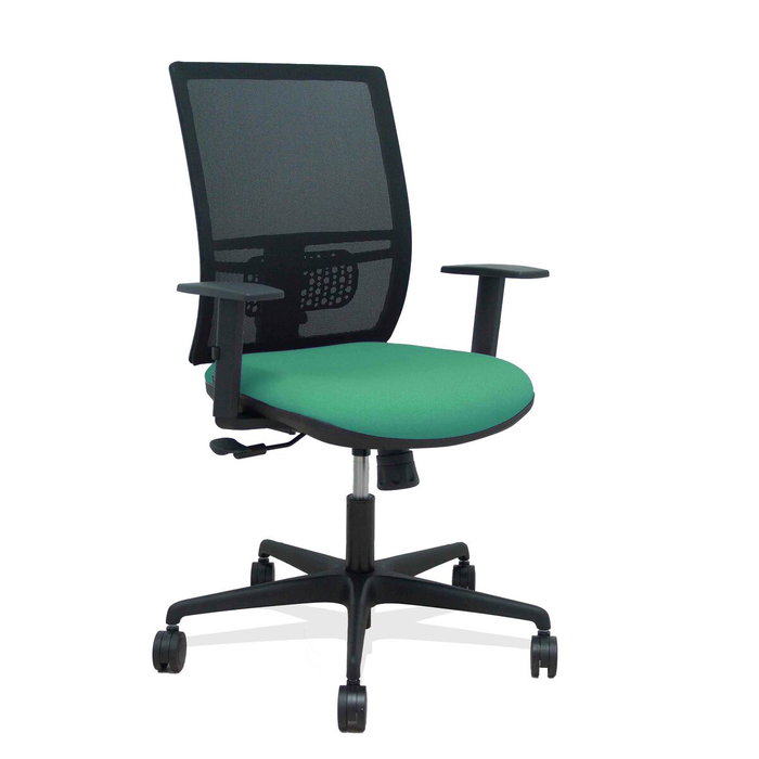 PIQUERAS Y CRESPO Chaise de Bureau Yunquera Synchro Vert émeraude