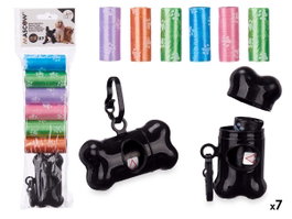 MASCOW Ensemble de distributeurs de sacs pour animaux, 15 unités