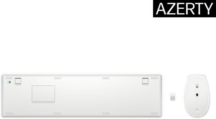 HP Ensemble clavier et souris sans fil HP 650 blanc