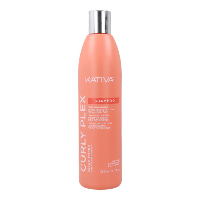 Kativa Curly Plex Shampooing définissant boucles 355 ml