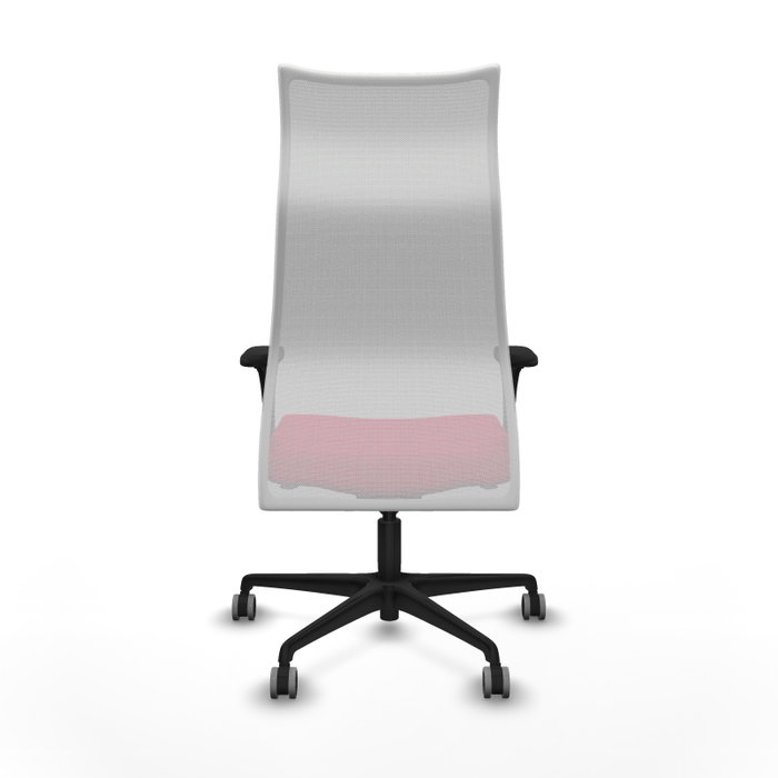 Piqueras y Crespo Chaise de Bureau Albacete XL Rouge et Blanc