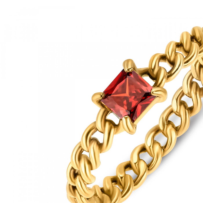 Bague Femme One Jewels OJNYR46G-7 Doré 7 Bague Femme One Jewels OJNYR46G-7 Doré 7