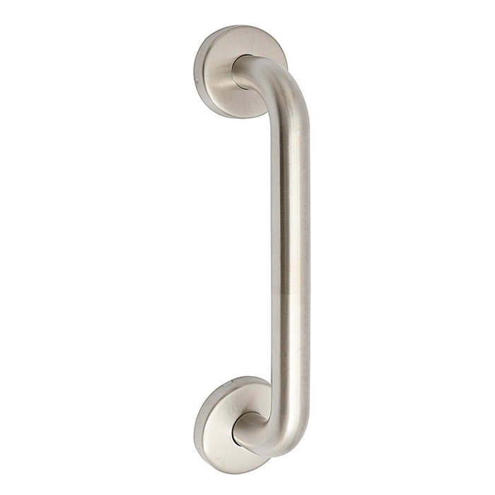 HERRAJES ALK Manillon INOX-ART HADES avec rosettes, acier inoxidable, entre-axes 300mm, C300 HERRAJES ALK Manillon INOX-ART HADES avec rosettes, acier inoxidable, entre-axes 300mm, C300