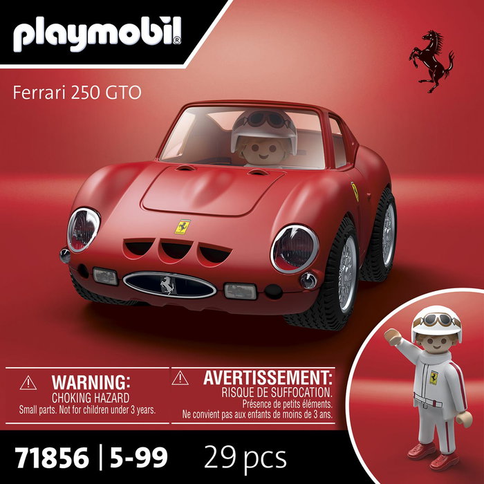 Playmobil Ferrari 250 GTO 71856 – Voiture de collection avec figurine, jouet enfant dès 5 ans