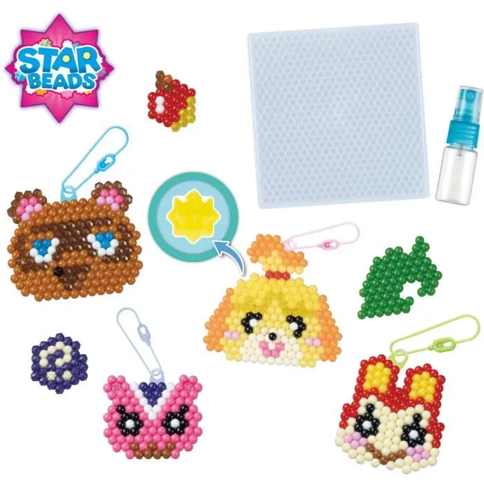 Aquabeads Kit Créatif Animal Crossing: New Horizons 31832 - 800 Perles de Formes et Couleurs Variées avec Eau, Porte-clés et Accessoires, Pour Enfants Dès 4 Ans Aquabeads Kit Créatif Animal Crossing: New Horizons 31832 - 800 Perles de Formes et Couleurs Variées avec Eau, Porte-clés et Accessoires, Pour Enfants Dès 4 Ans