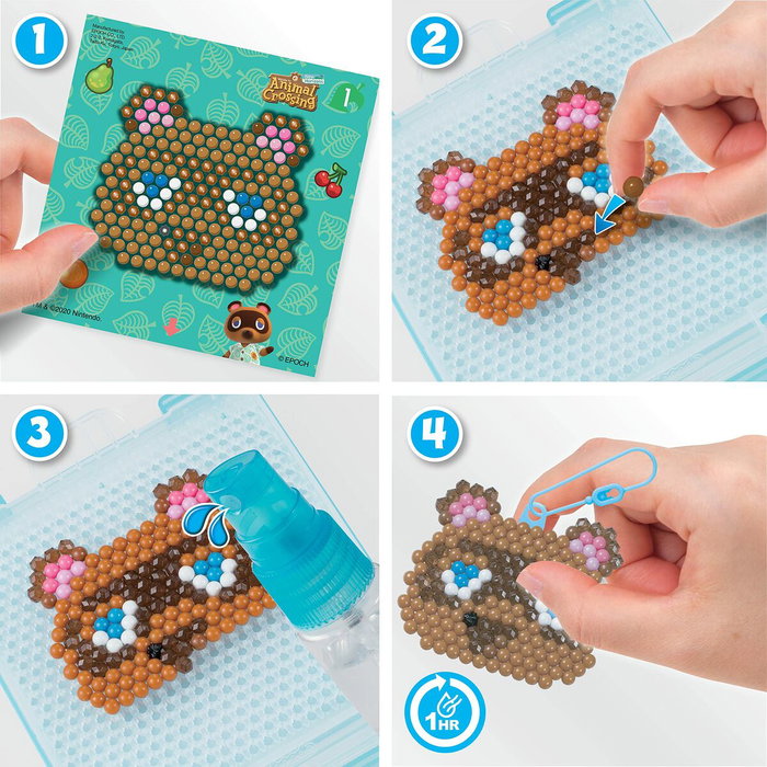 Aquabeads Kit Animal Crossing: New Horizons avec 800 perles multicolores