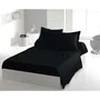 Home Linge Passion Drap plat HP72093 Microfibre 82 g 240 x 300 cm Noir - Drap deux personnes