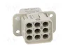 HARTING Insert de contact HDC Han Q femelle 8+PE