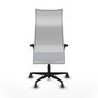 Piqueras y Crespo Chaise de Bureau Albacete Bleu marine et Blanc