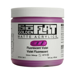 Golden SoFlat Violet Fluorescent 473 ml